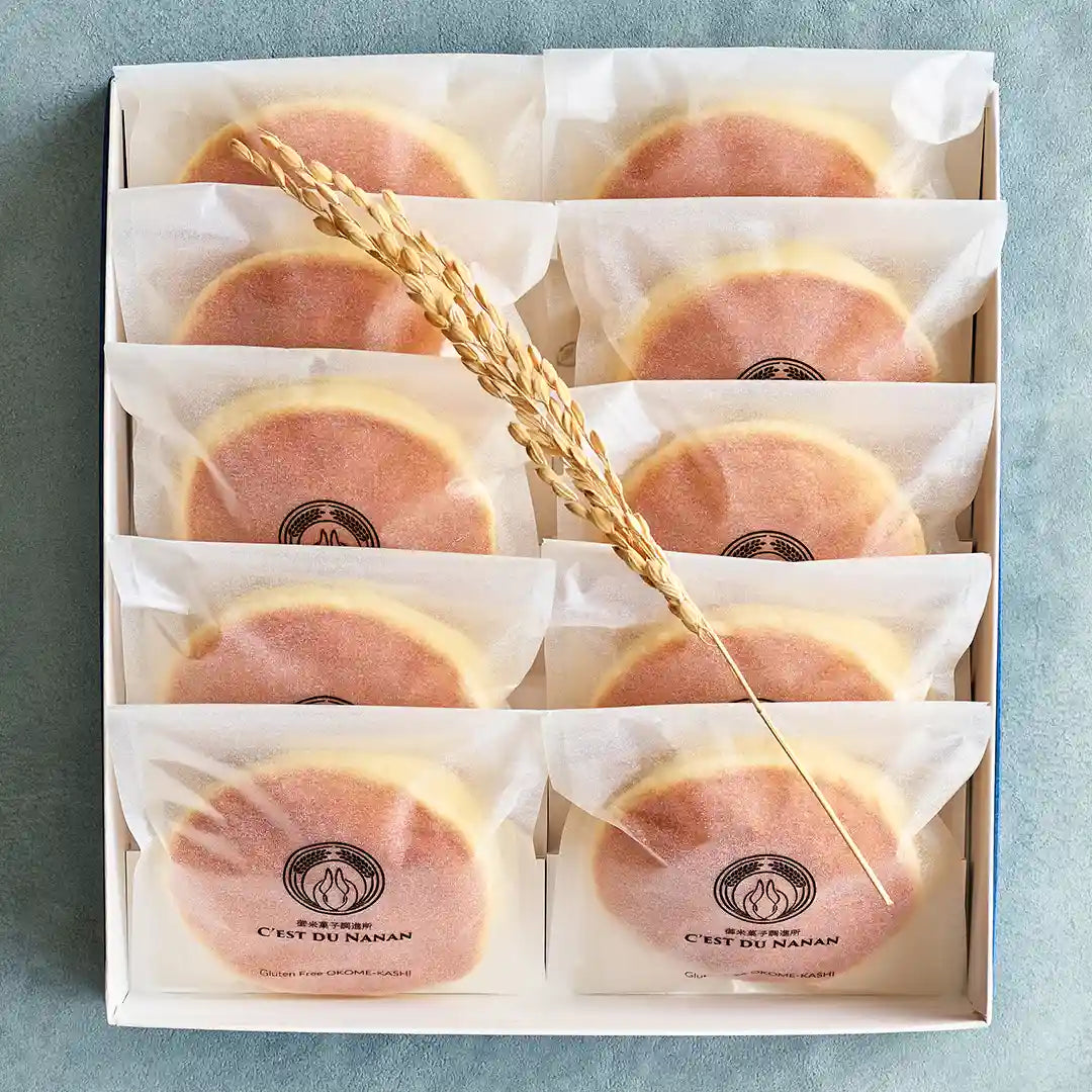 Rice Dorayaki Gift Set of 10 (Assortment of 2 Types)